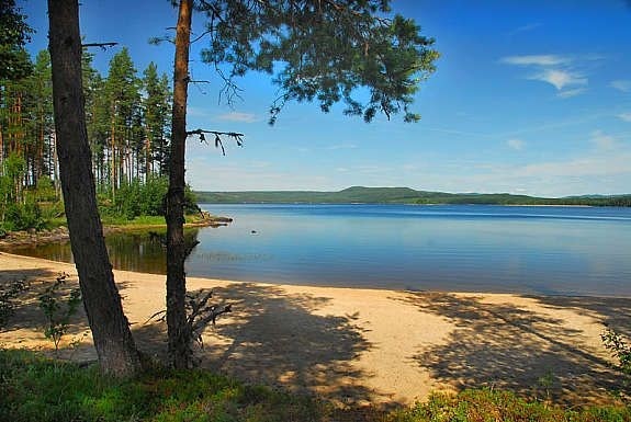 Naturlige sandstrender Galleribilde