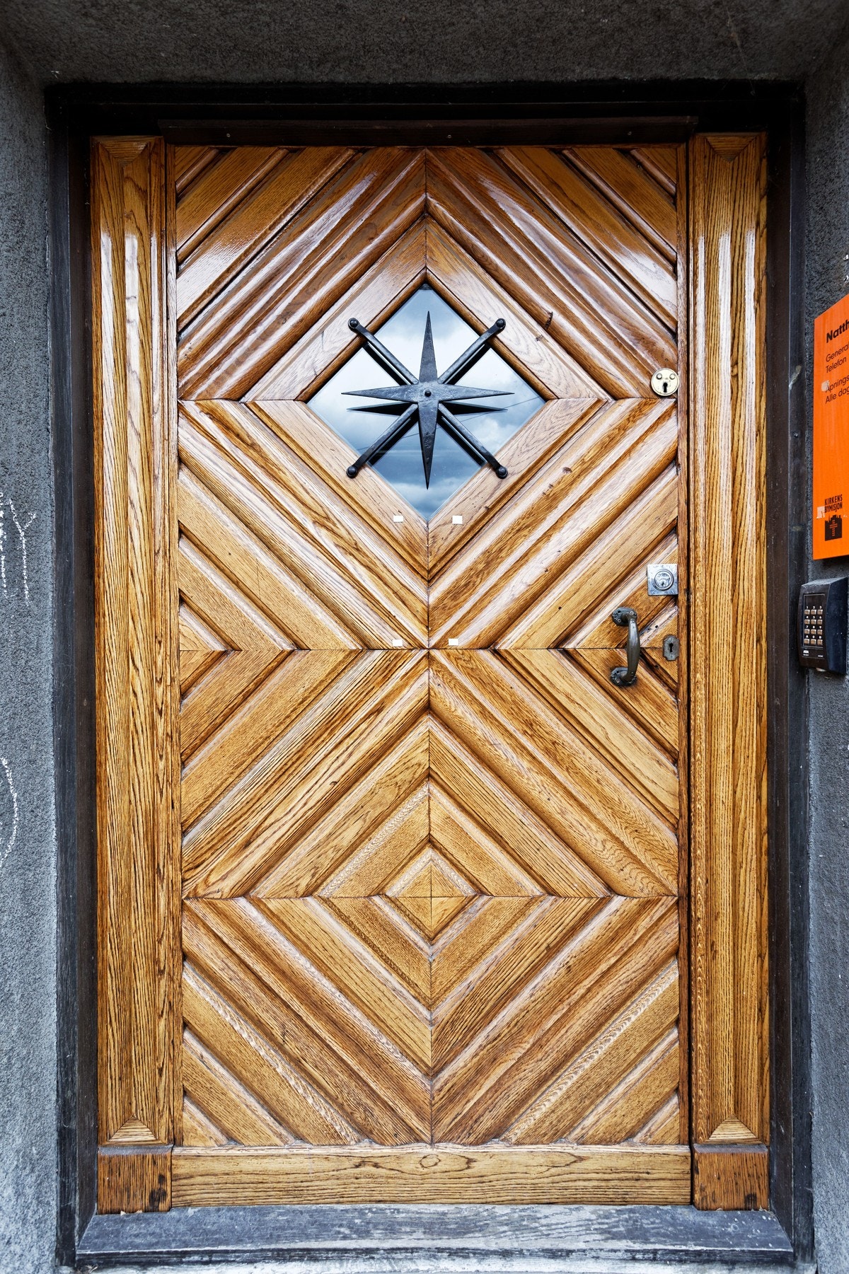 Lekker dør med finde detaljer. Galleribilde