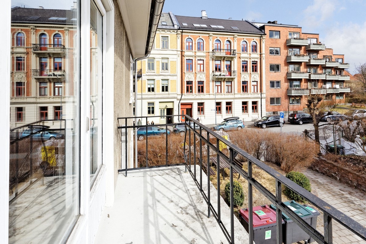 Utsyn fra balkongen. Galleribilde