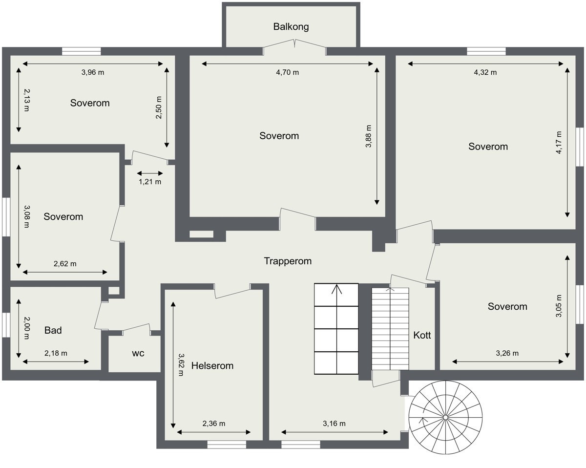 General Birchsgate 28- U.etg- 2021096 - 2. Etasje - 2D Floor Plan Galleribilde