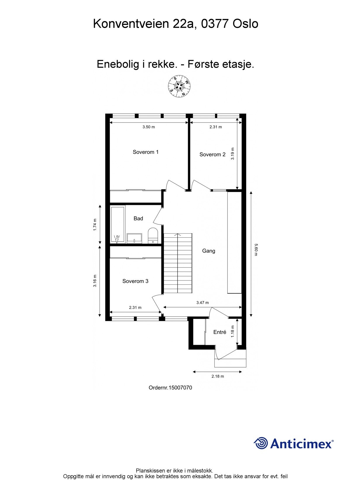 Plantegning 1. etasje. Galleribilde