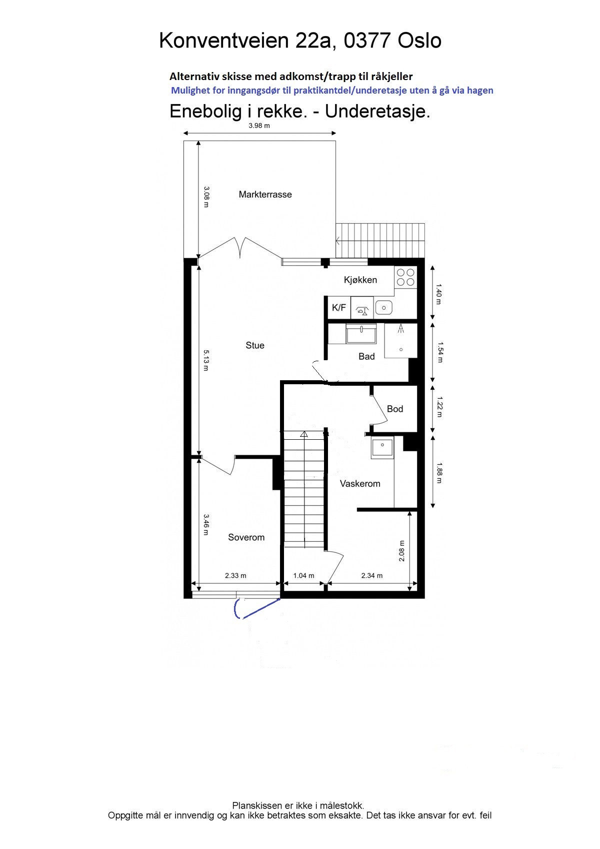 Alternativ skisse 1 u.etg Galleribilde