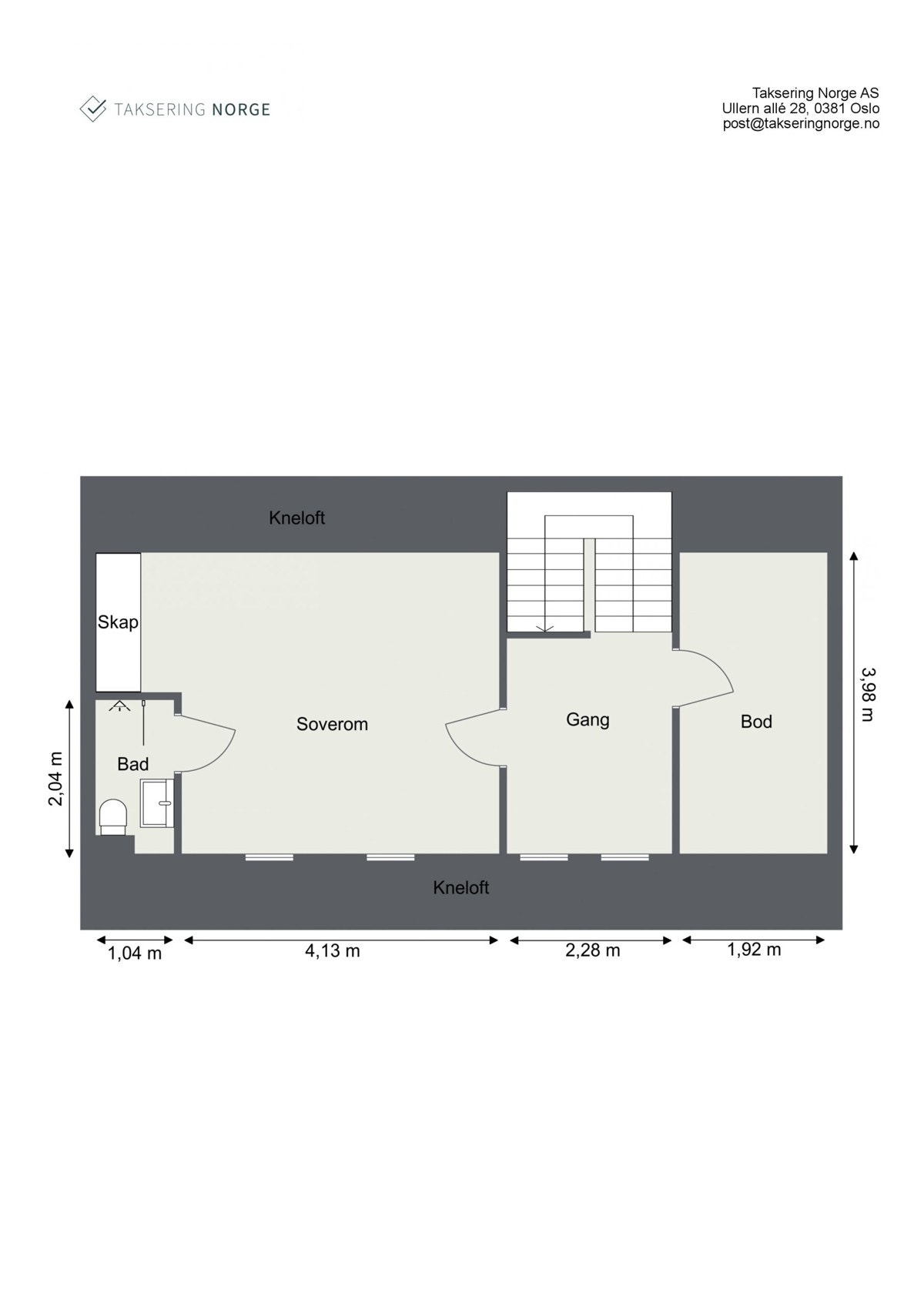 Plantegning 3 etasje Galleribilde