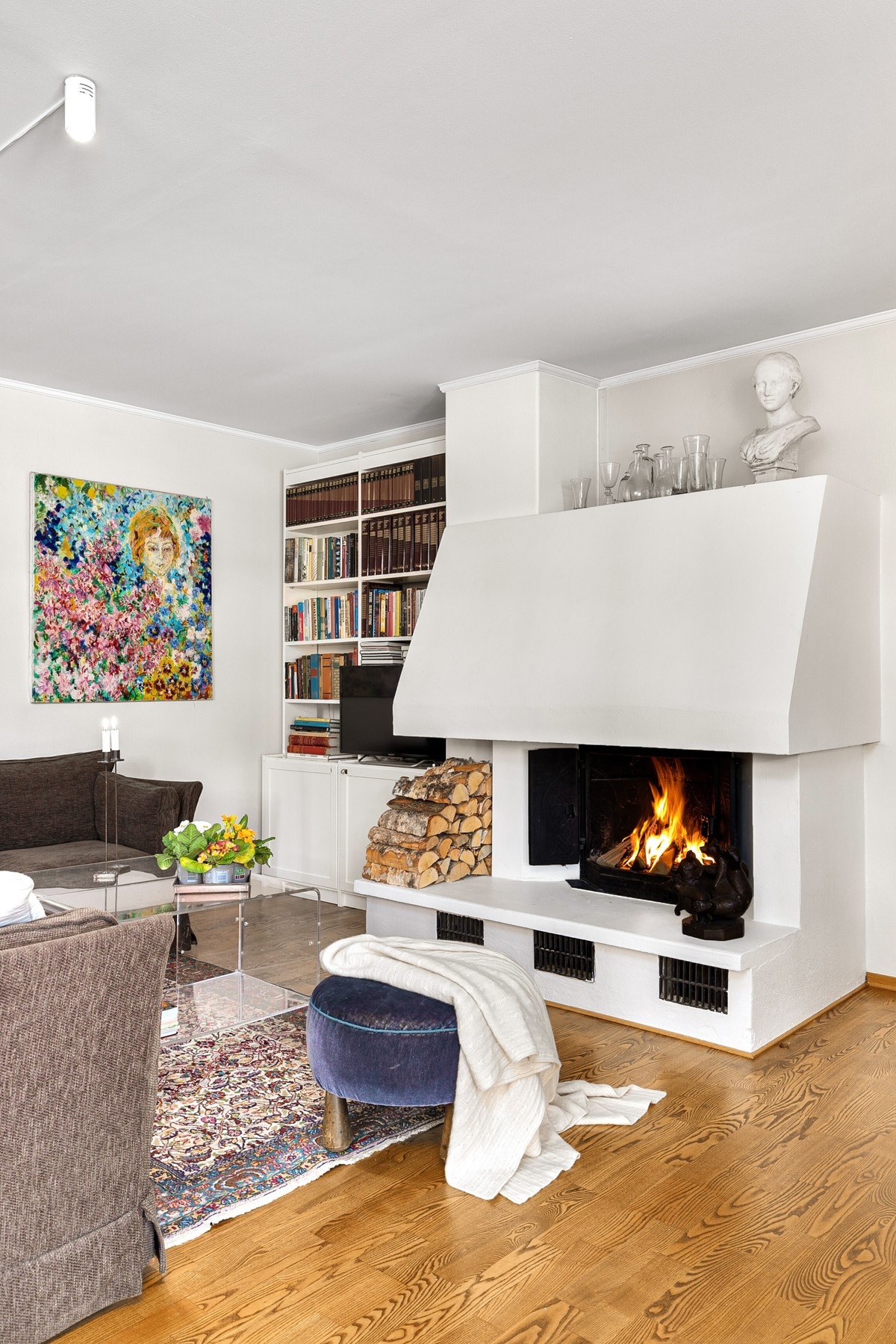 Koselig peis Galleribilde