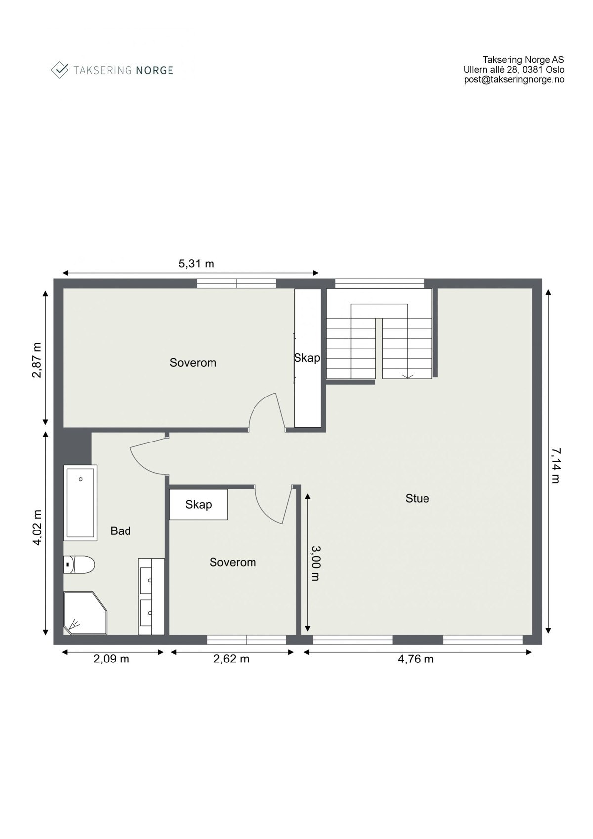 Plantegning 2 etasje Galleribilde