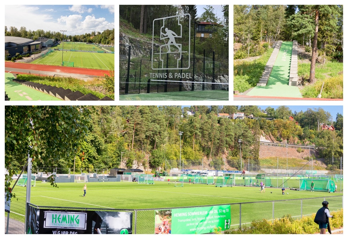 Rett ved boligen finner du Heming IL. Som er et av Norges største fleridrettslag med over 5 000 medlemmer. Klubben har egne avdelinger for alpint, freeski, hopp, kombinert, langrenn, fotball, friidret, orientering og tennis. Galleribilde