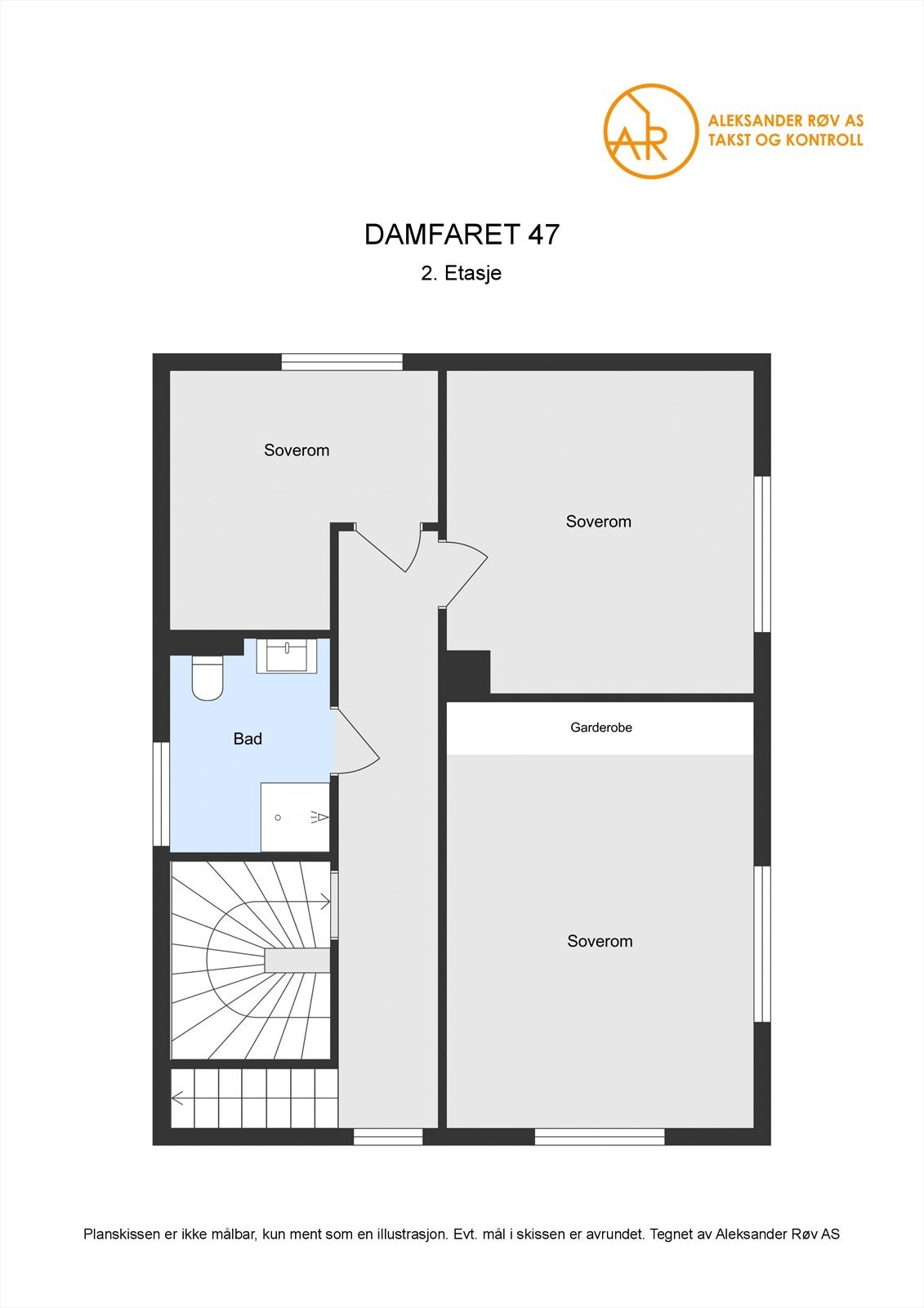 Plantegning 2.etasje Galleribilde