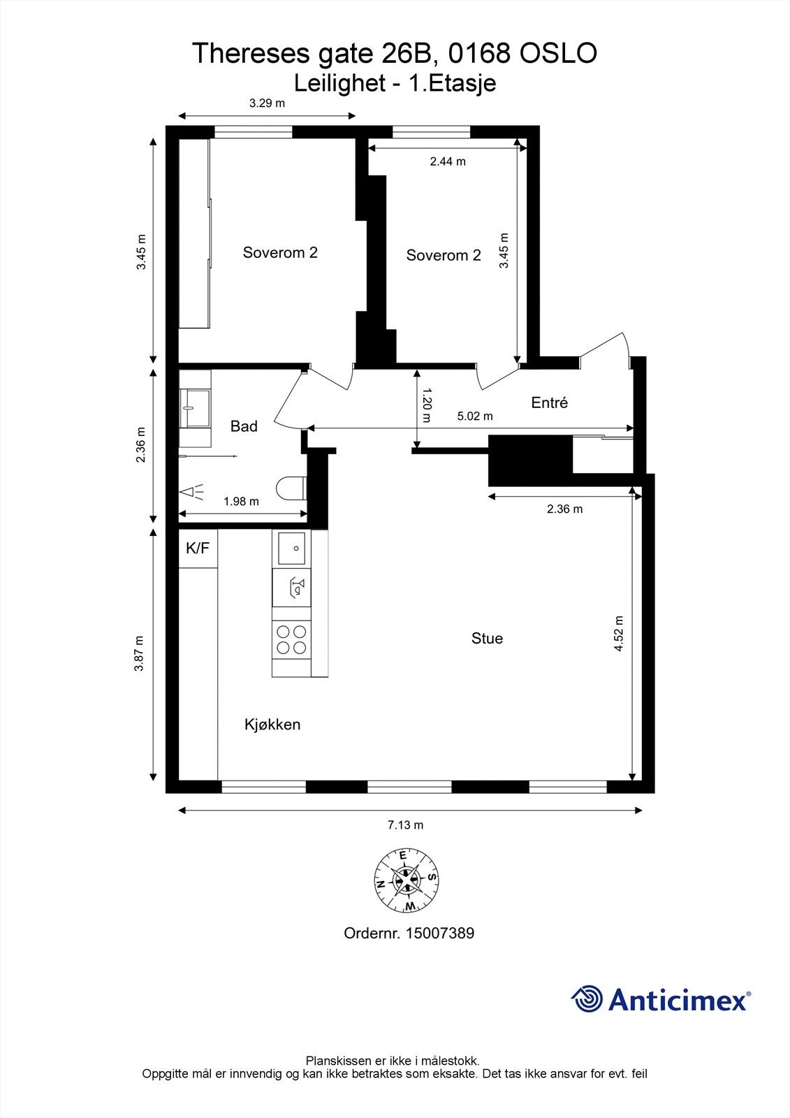 Plantegning Galleribilde