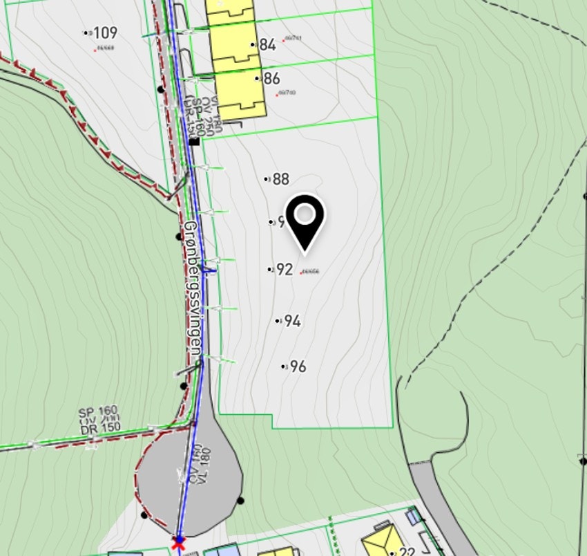 Utsnitt VA-kart (002) Galleribilde