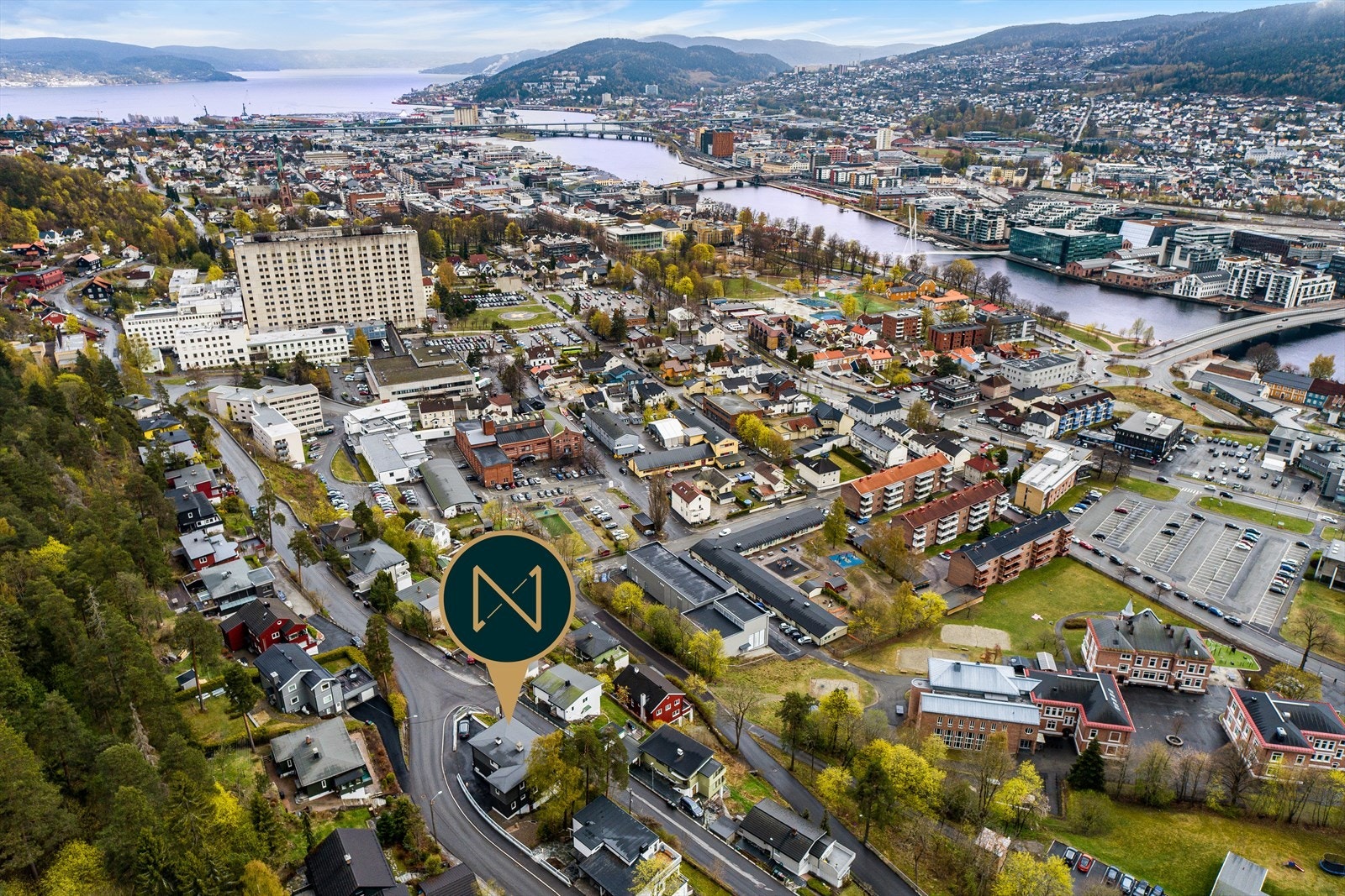 Fra boligen er det gangavstand til sentrum Galleribilde