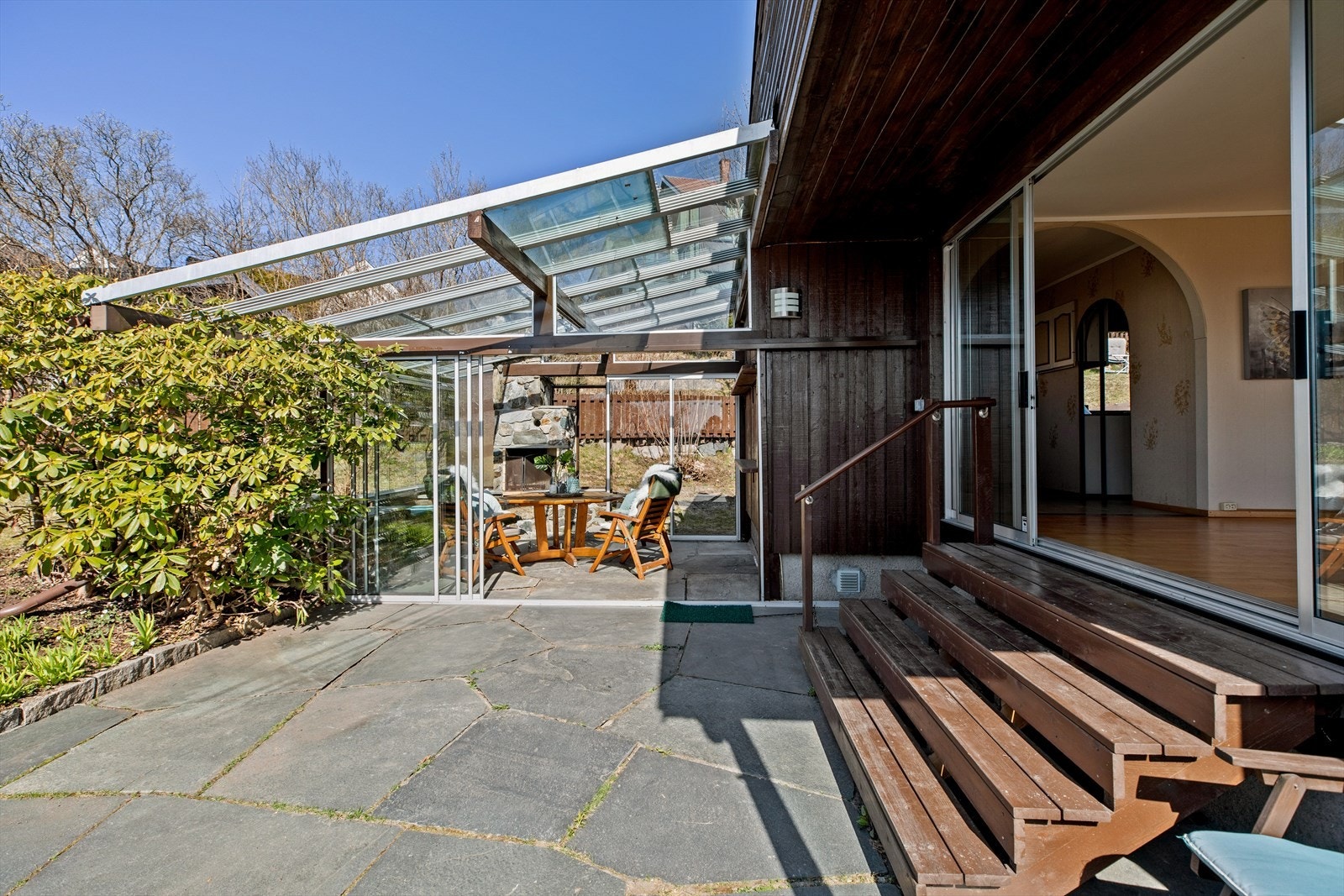 Hagestue/vinterhage - kjært barn har mange navn. Det som er sikkert er at dette er en stor trivselsfaktor ved eiendommen Galleribilde