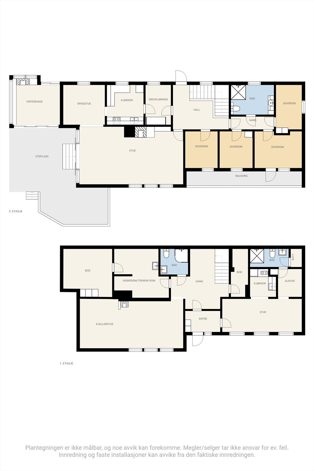 Plantegning Galleribilde