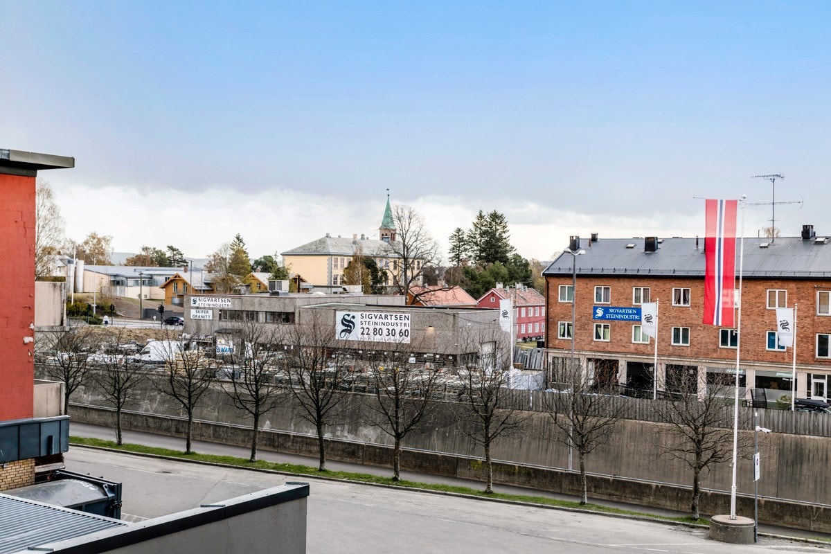 Utsikt fra balkongen. Galleribilde