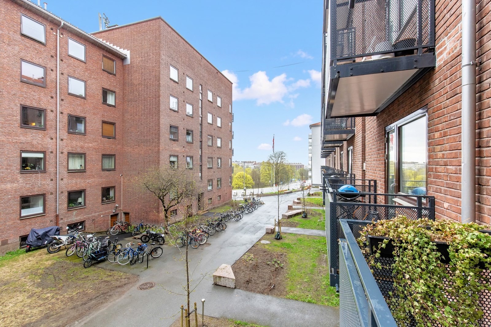 Utsikt fra balkongen. Galleribilde