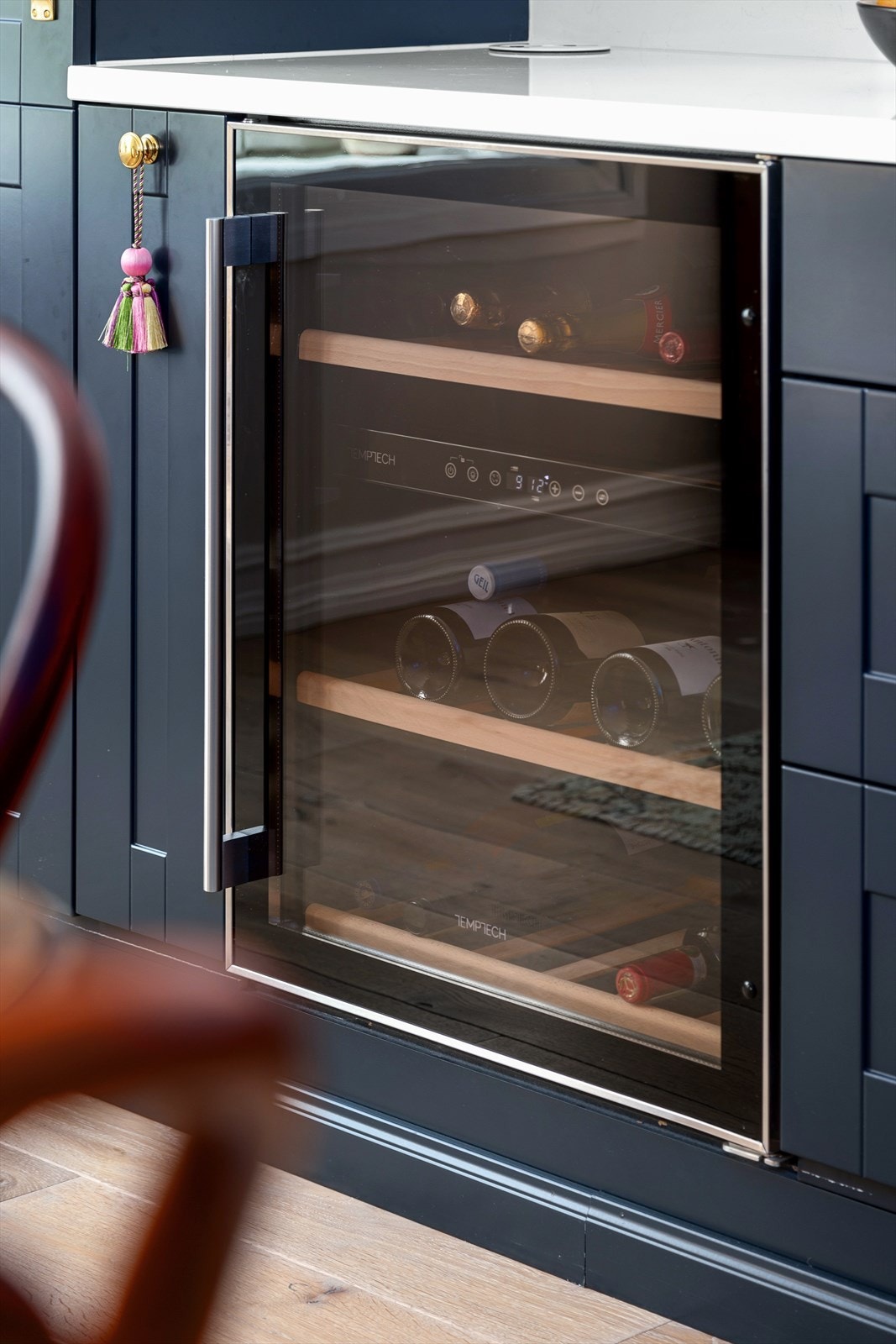 Integrert vinskap fra Temptech. Galleribilde