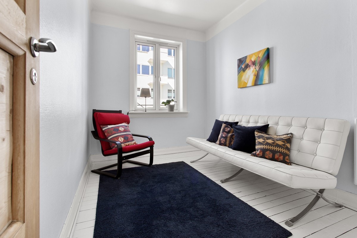 Leiligheten har tre lyse og fine soverom. Galleribilde