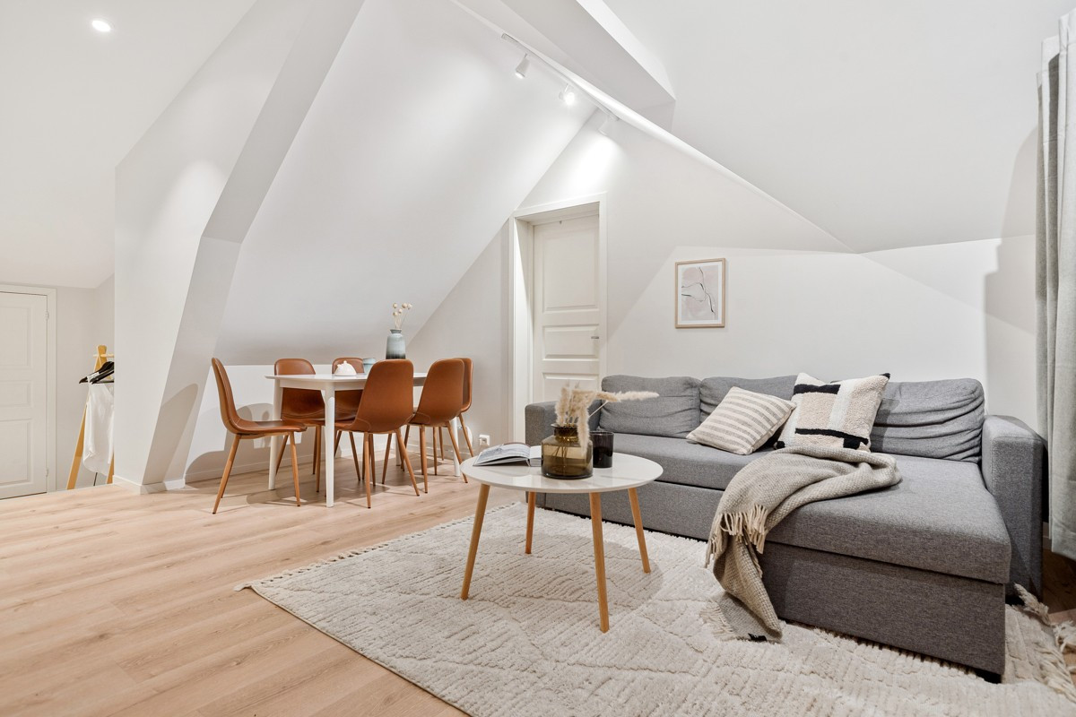 Leiligheten ble fullt og helt innredet i 2019