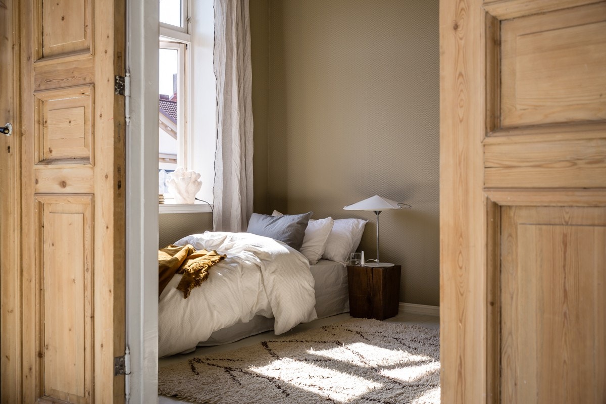 Doble fløydører fra spisestuen. Galleribilde