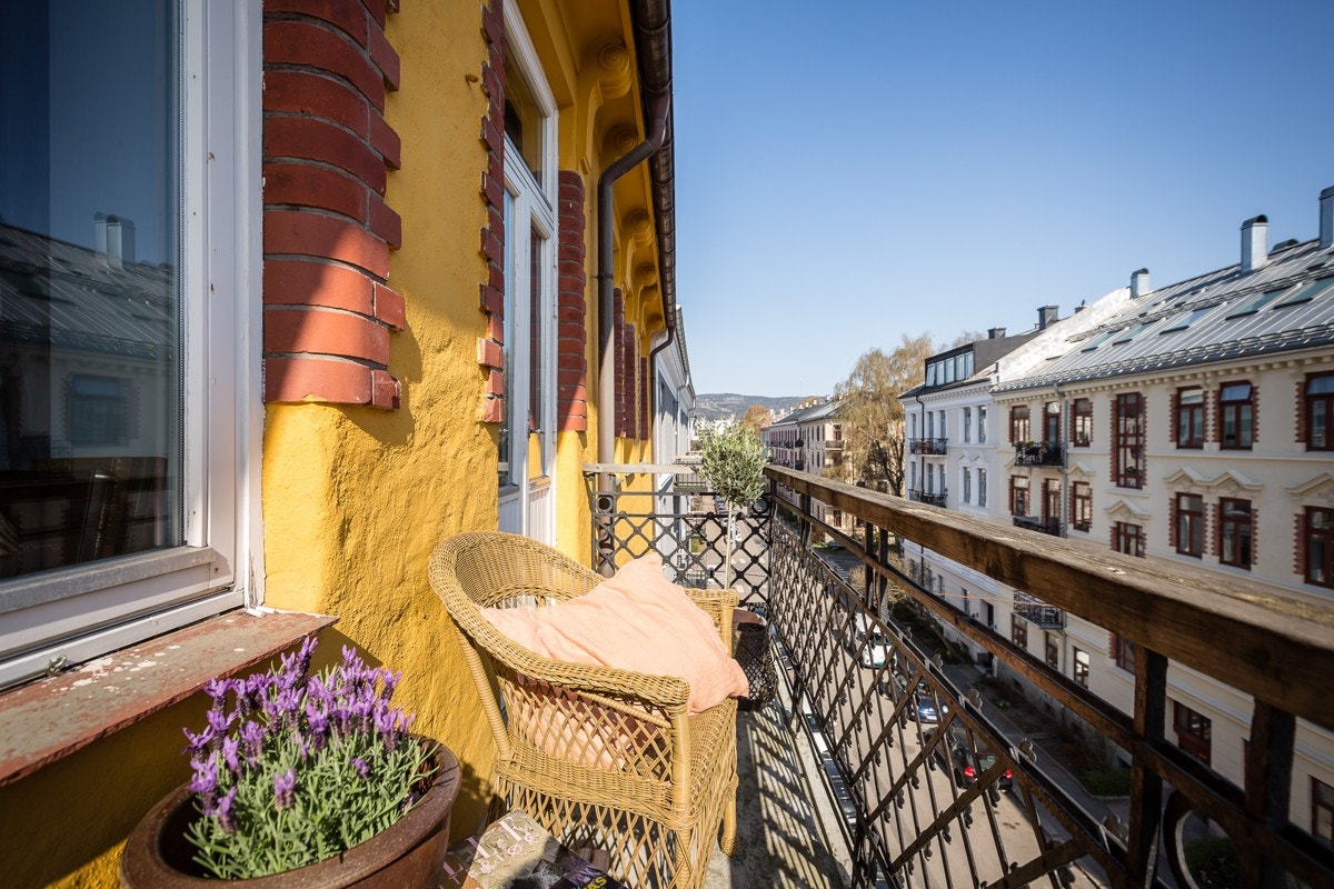 Balkongen er nordøstvendt på ca. 4m2. Galleribilde