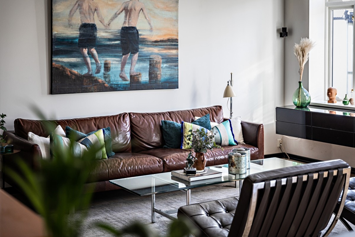 Stor stue med definerte soner Galleribilde