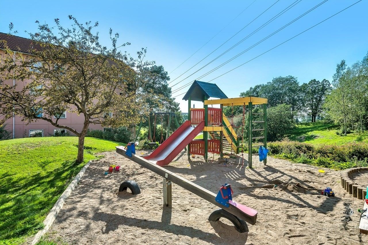 Traverveien er et attraktivt og barnevennlig boligområde Galleribilde