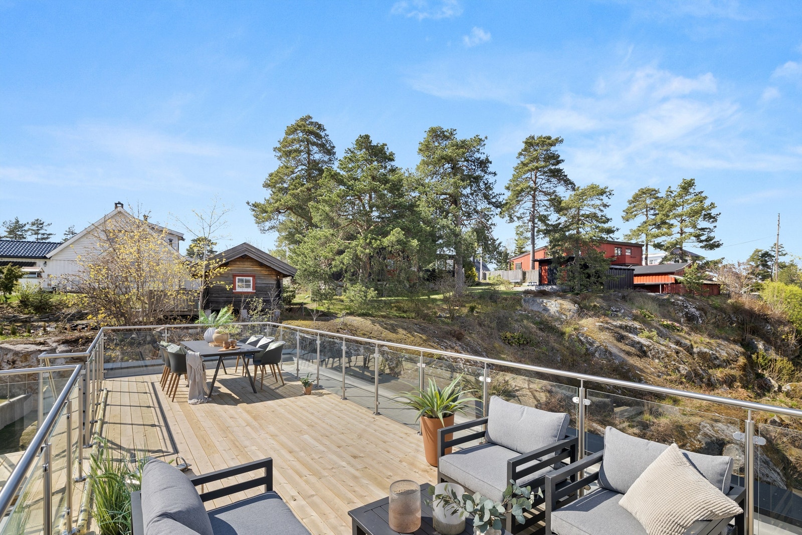 Solrik takterrasse Galleribilde
