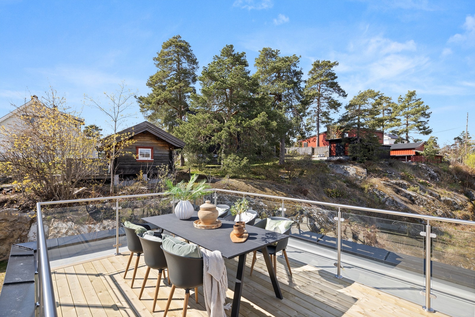 Solrik takterrasse Galleribilde