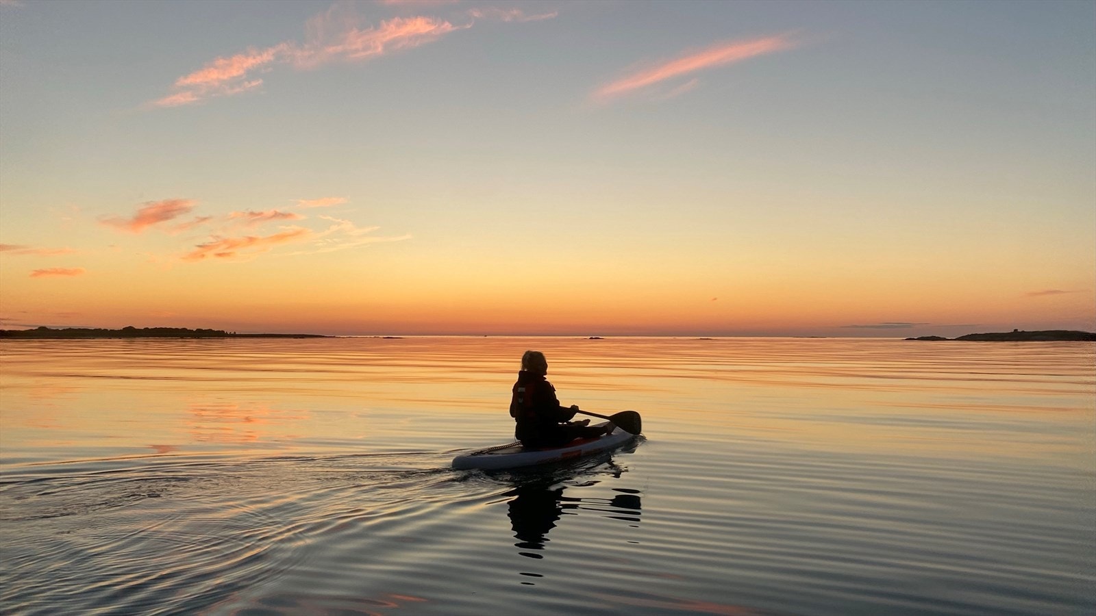 Kveldsidyll på brett Galleribilde