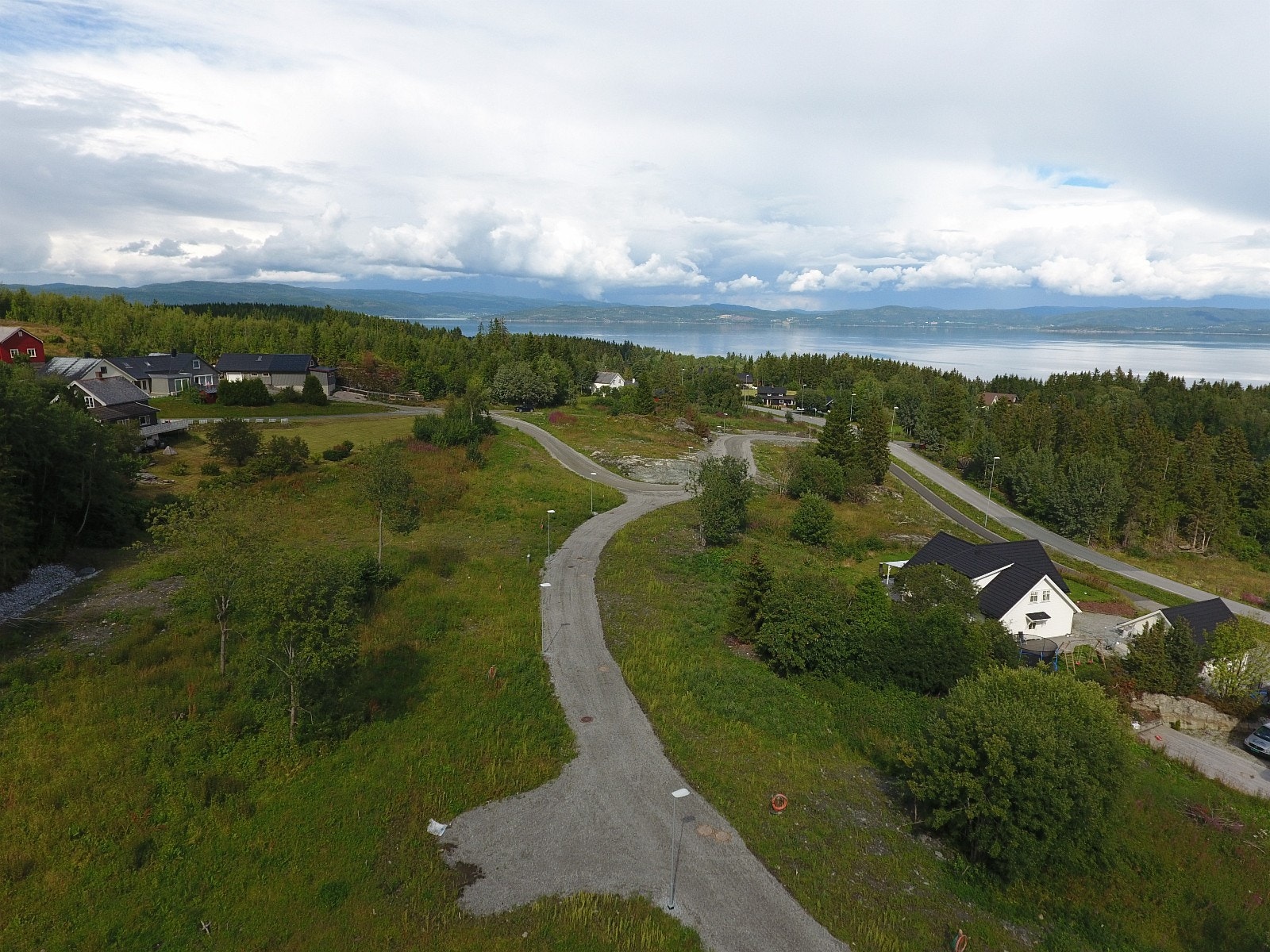 Tomteområdet sett fra sør Galleribilde