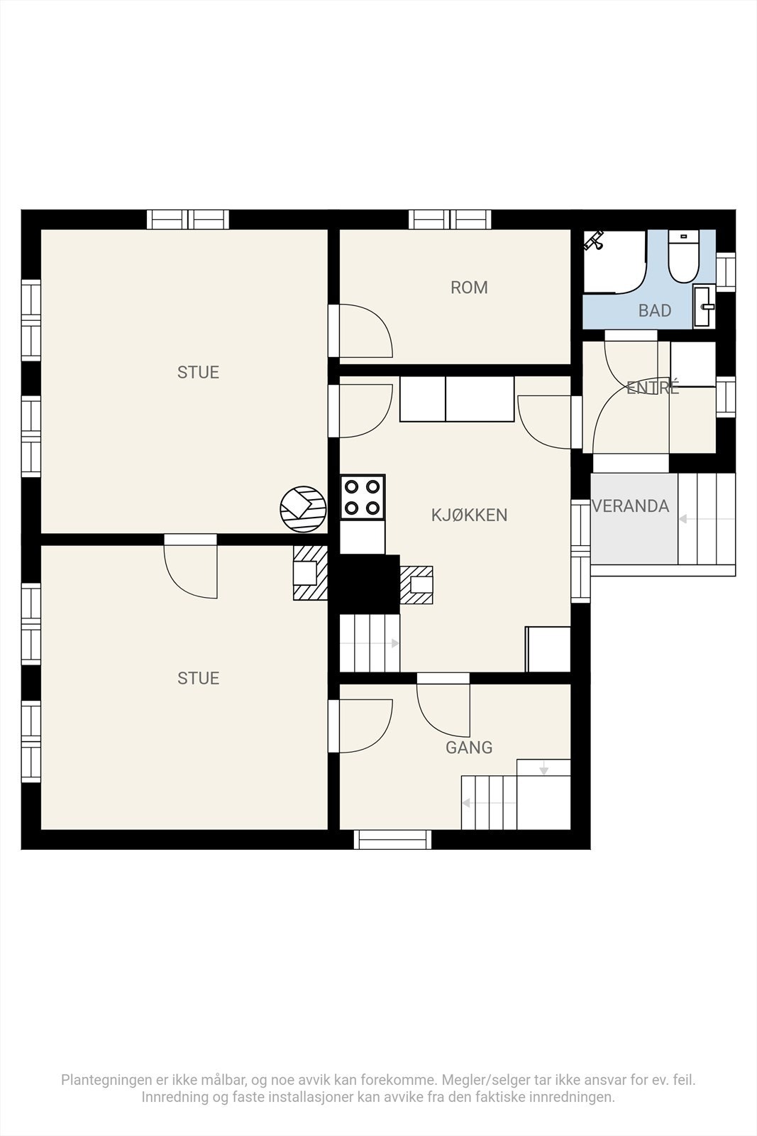 1. etasje hovedhuset Galleribilde