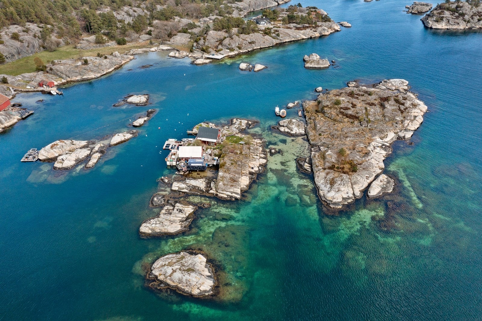 Kaninholmen og Sauholmen Galleribilde