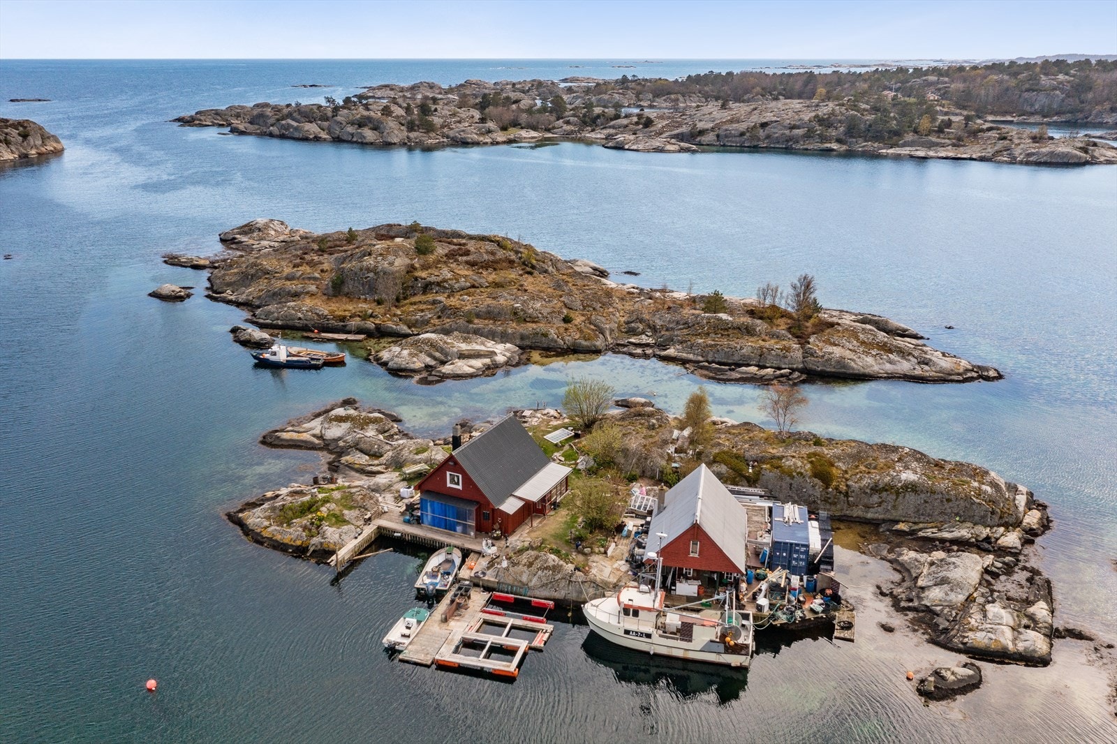 Kaninholmen og Sauholmen Galleribilde