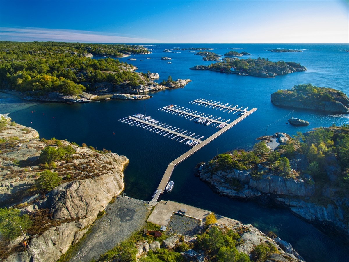 Bryggeanlegget i Vrangsund Galleribilde