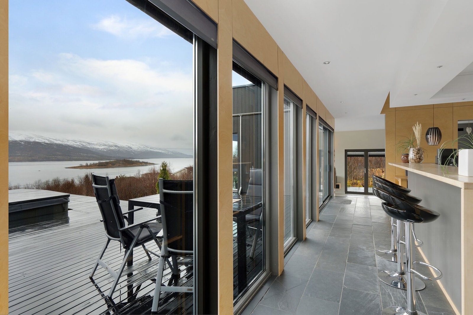 Grandios vindusrekke Galleribilde