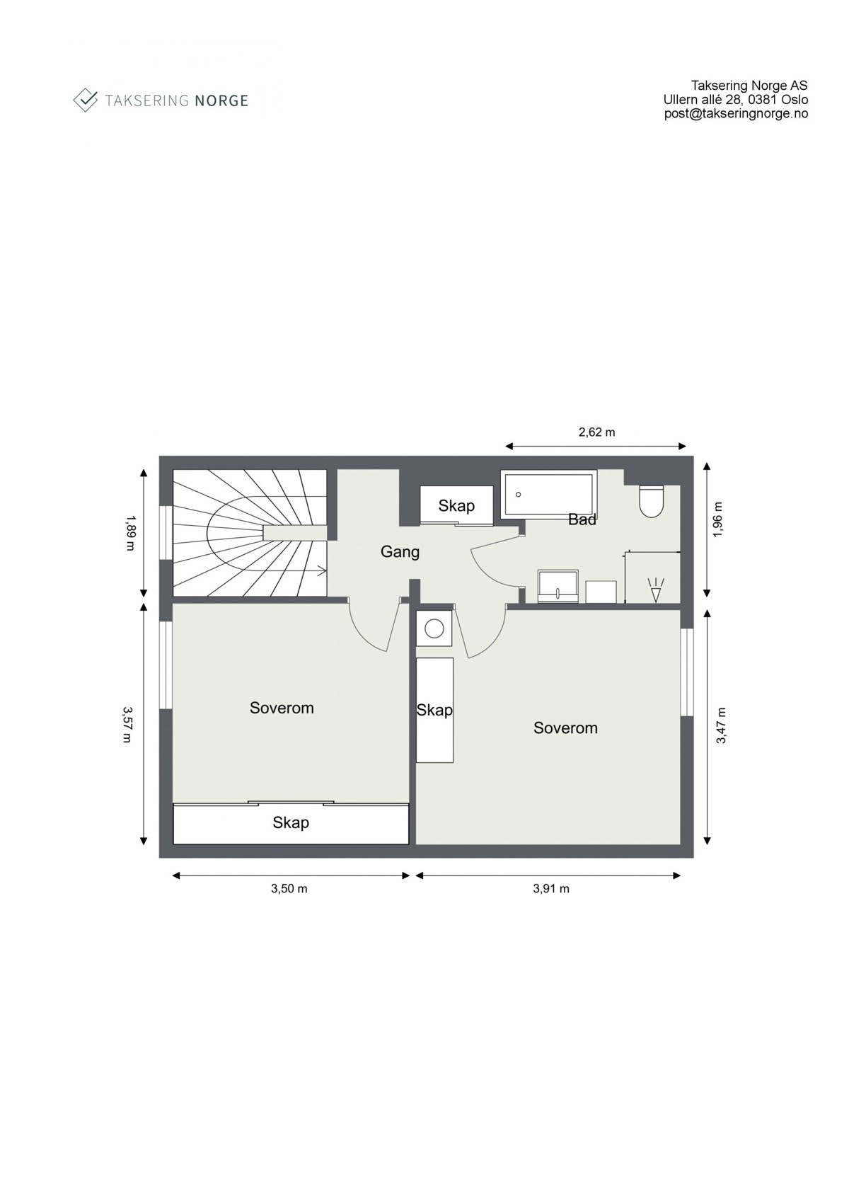 Først plantegning over denne etasjen. Galleribilde