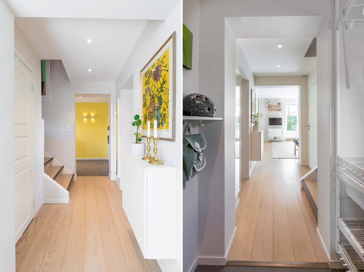 På vei inn mot stua - og fra stua til entréen for den saks skyld. Galleribilde