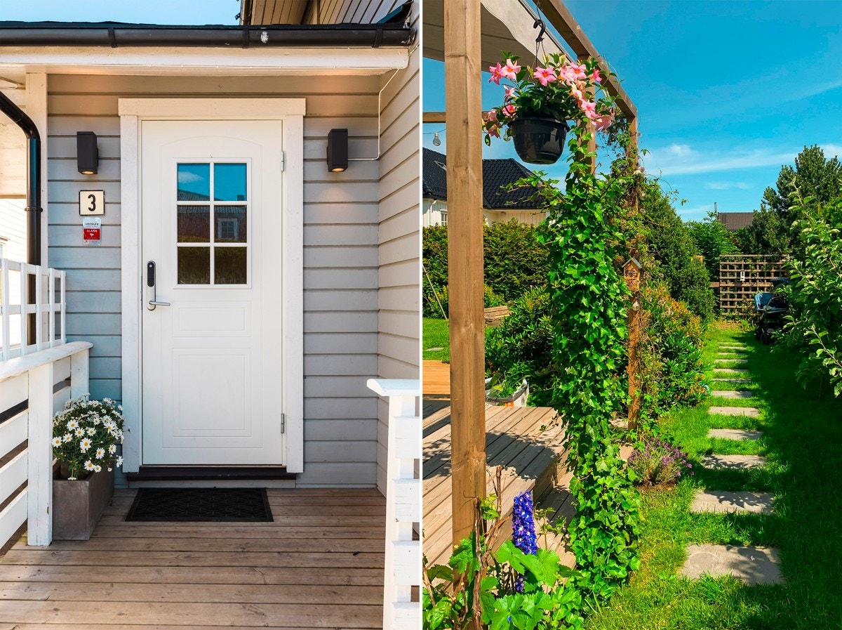 Inngangspartiet er like koselig som resten av huset. Galleribilde