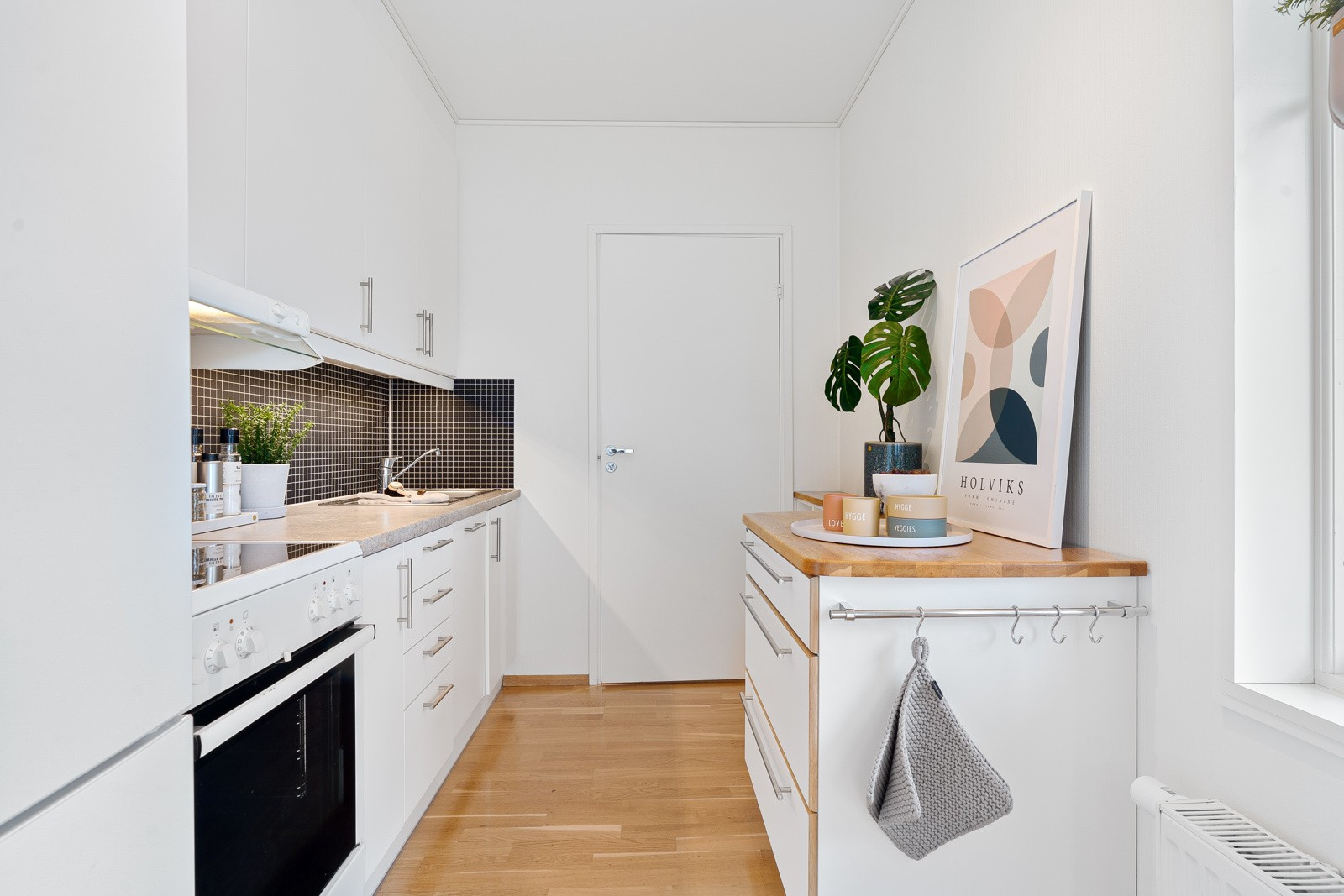 God plass til å sette inn hvitevarer