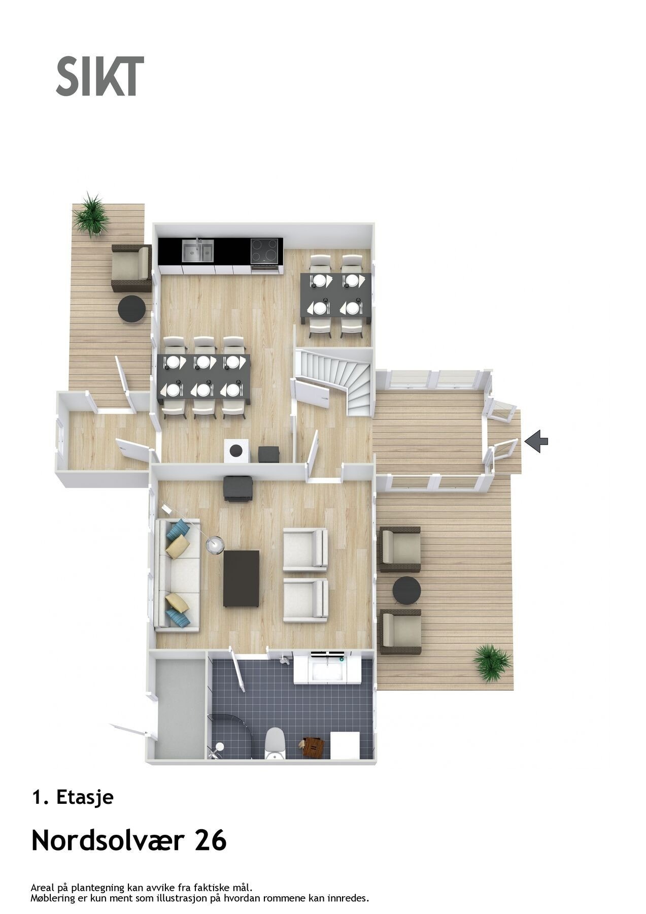 1. etasje. Galleribilde