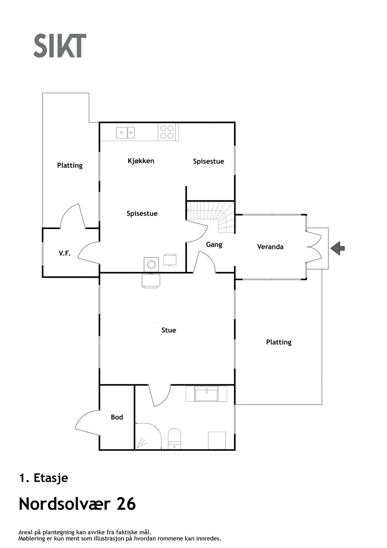 1. etasje. Galleribilde