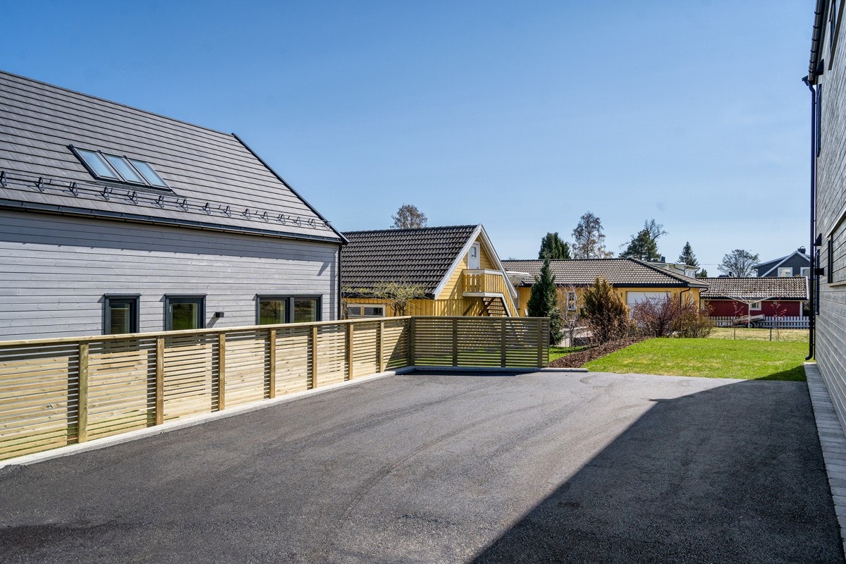 Felles parkeringsplass Galleribilde