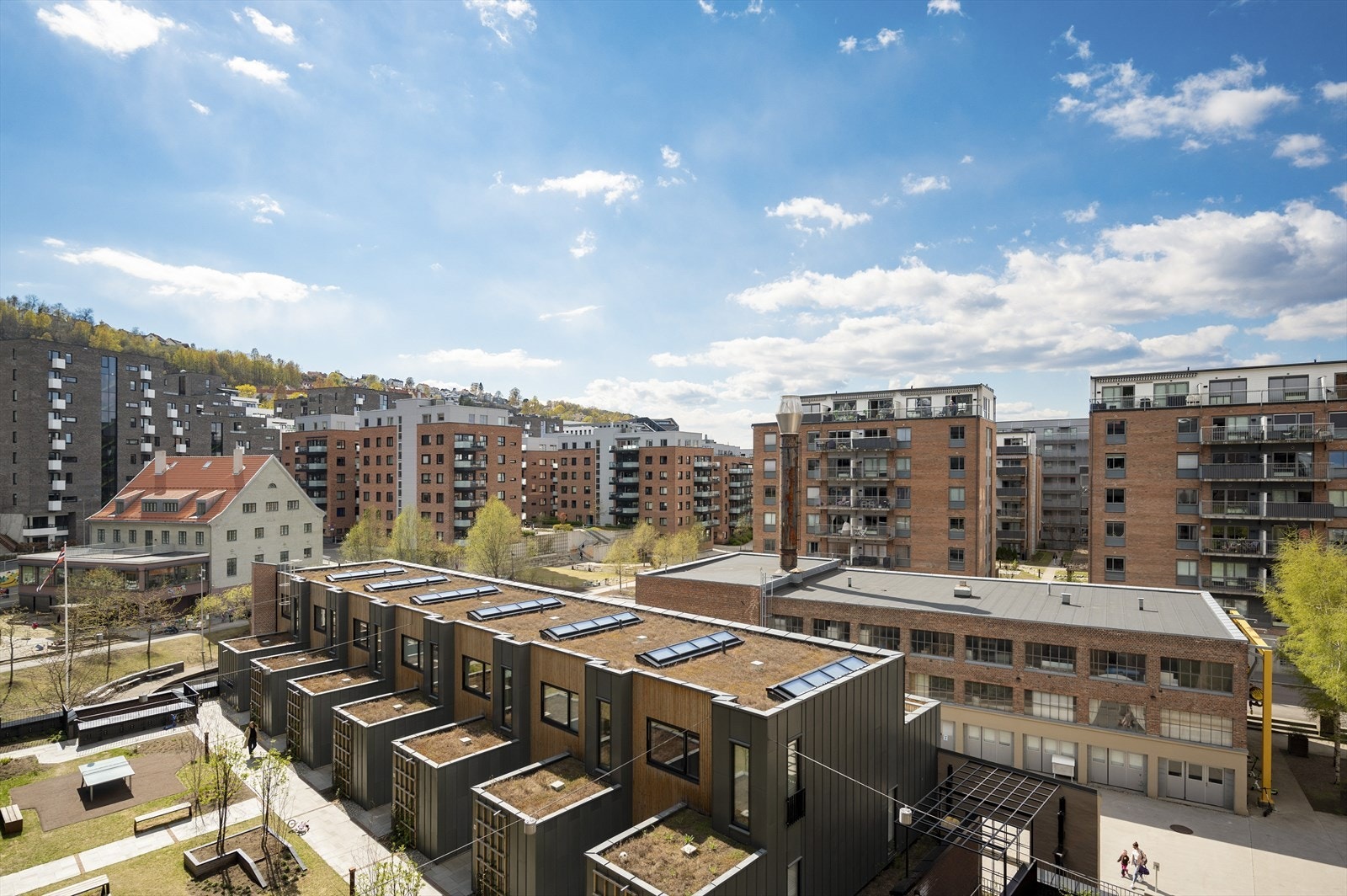 Utsikt fra balkong Galleribilde