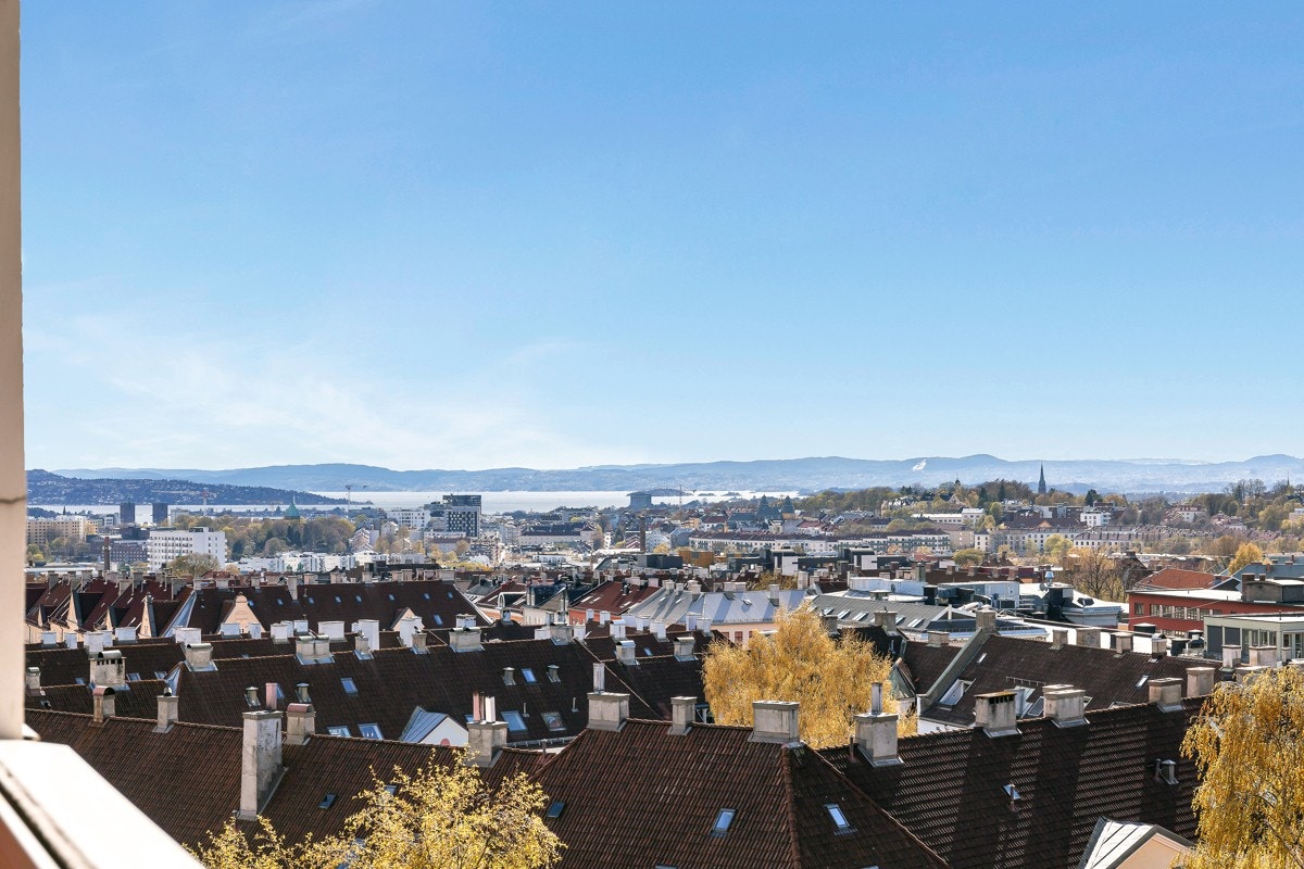 Toppleilighet med nydelig utsikt mot fjorden. Galleribilde