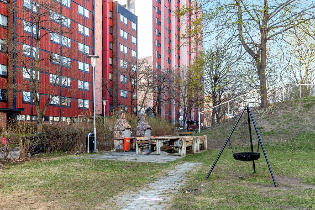 Fellesarealene er flott parkmessig opparbeidet. Galleribilde