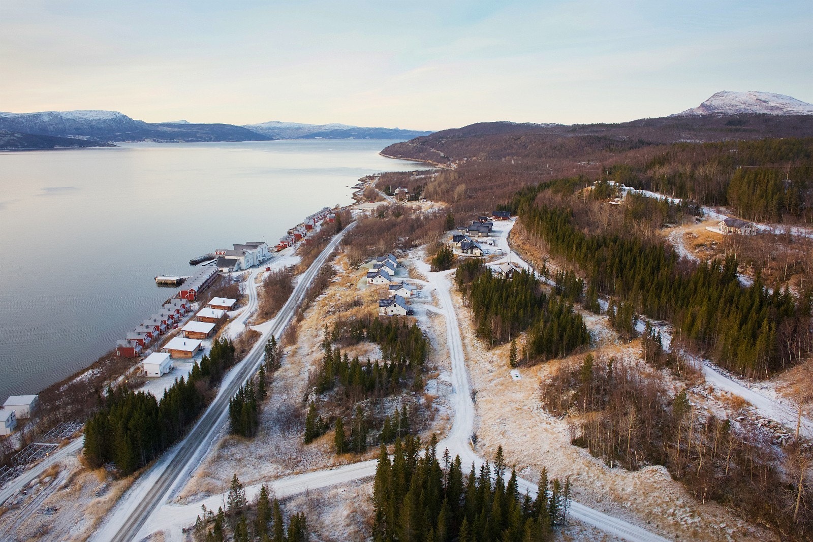 Feltet består av totalt 41 hyttetomter Galleribilde