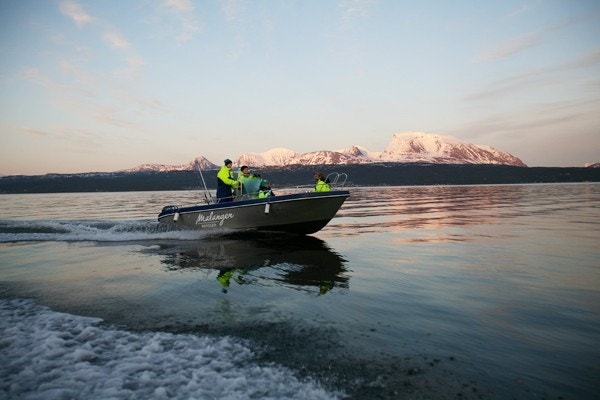 Båt kan leies hos Malangen Resort Galleribilde