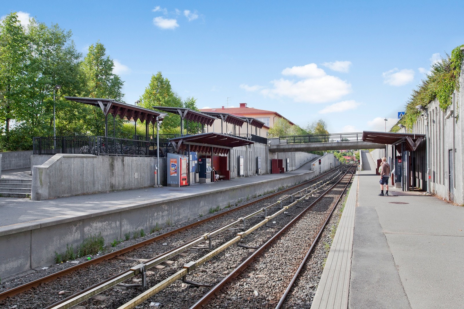 Kort vei til Hovseter T-banestasjon. Galleribilde