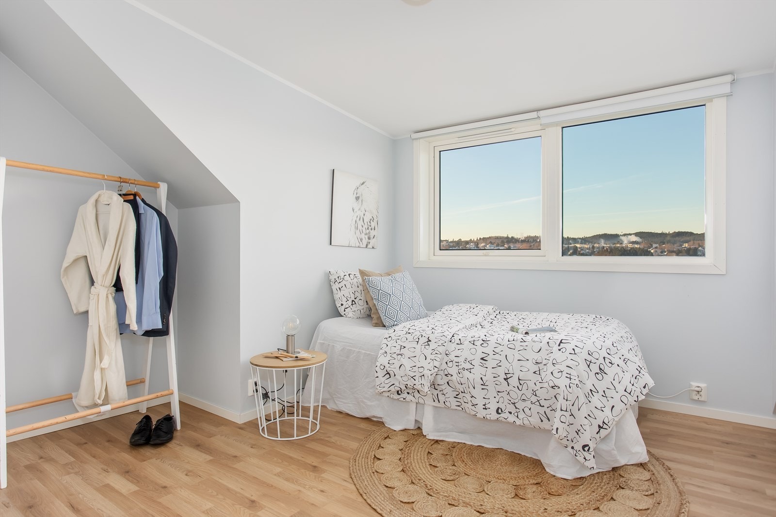 Det andre soverommet i andre etasje er på 11,5 m² Galleribilde