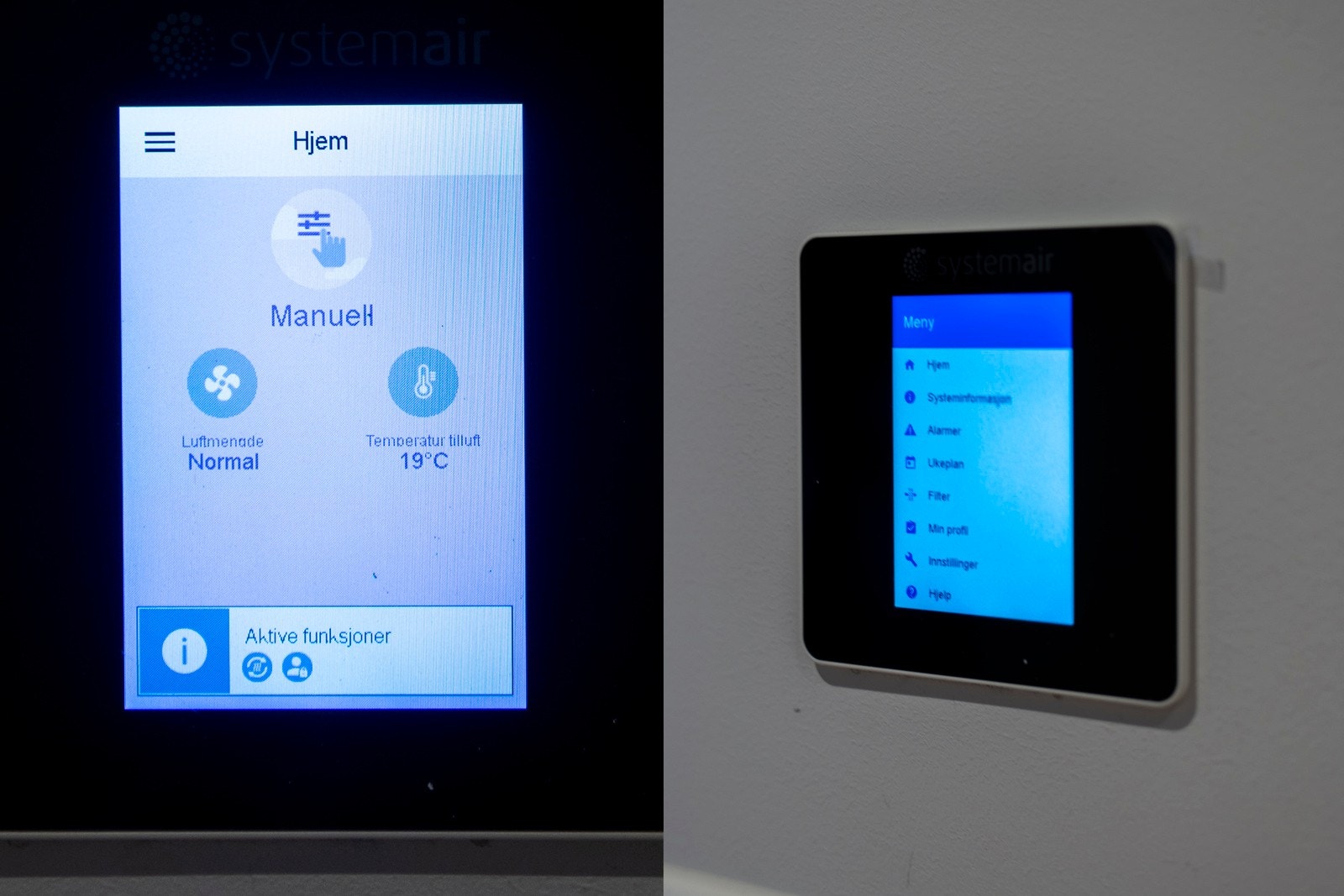 Moderne hjem med flere smartfunksjoner. Blant annet mulighet for å lage ukeplan Galleribilde