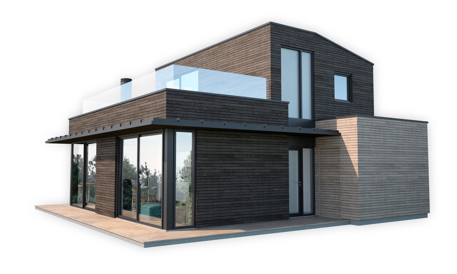 Utvidet med 2. etg. Galleribilde